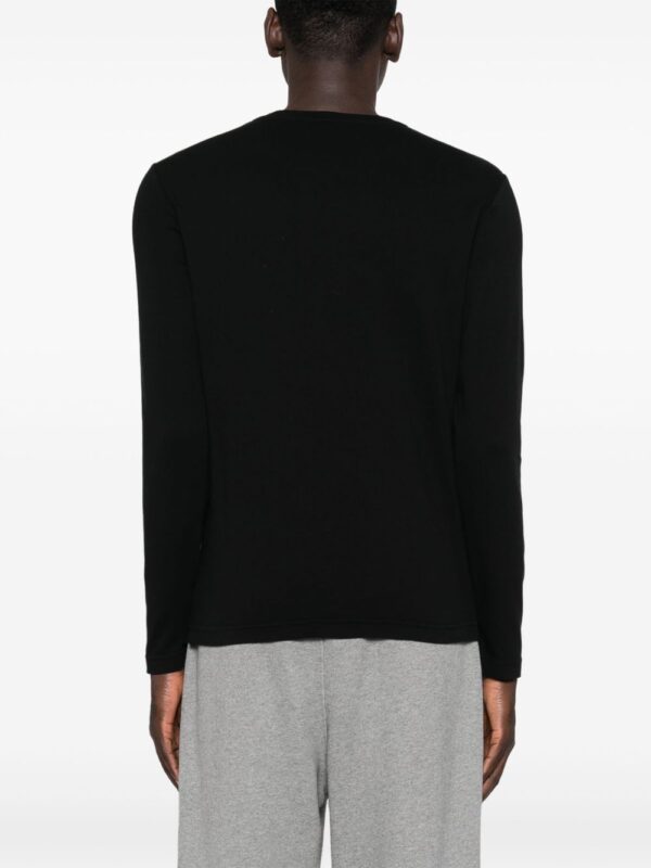 ⁦crew-neck long-sleeve T-shirt⁩ - الصورة ⁦3⁩