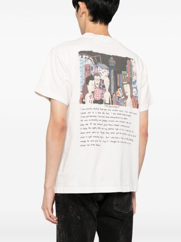 ⁦cartoon-print cotton T-shirt⁩ - الصورة ⁦3⁩