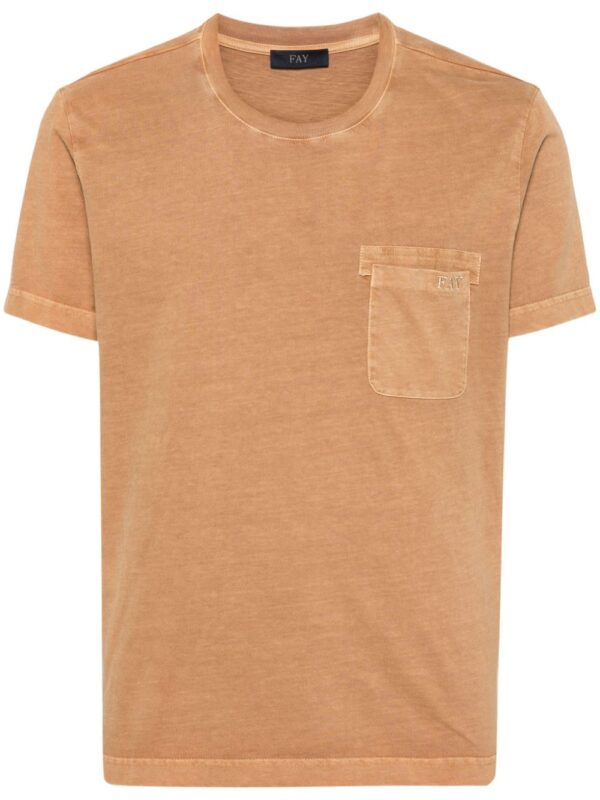 embroidered-logo cotton T-shirt