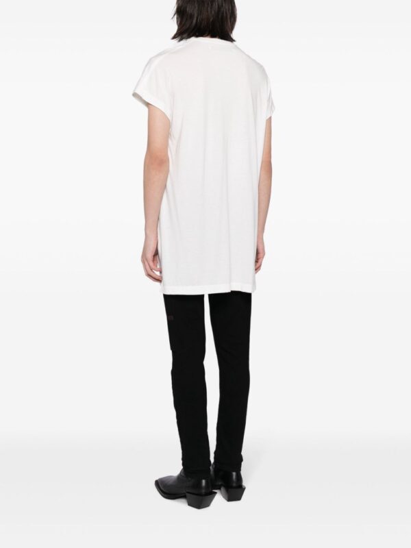 ⁦drop-shoulder cotton-blend T-shirt⁩ - الصورة ⁦3⁩