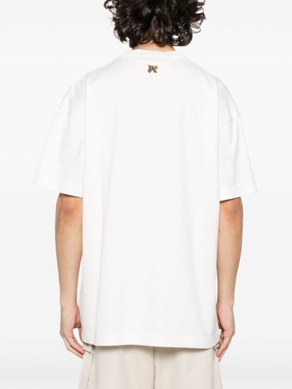 ⁦Burning monogram-print T-shirt⁩ - الصورة ⁦3⁩