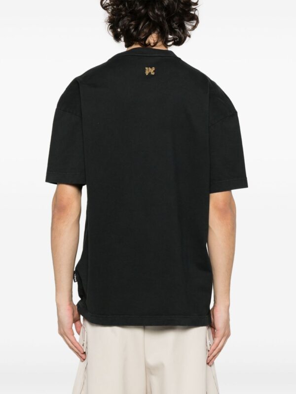 ⁦Burning monogram-print T-shirt⁩ - الصورة ⁦2⁩