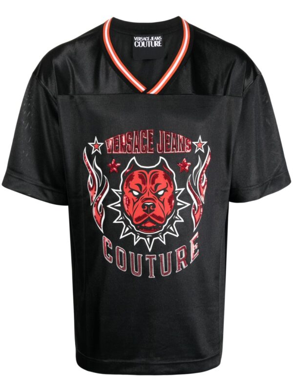 Basketball logo jersey T-shirt