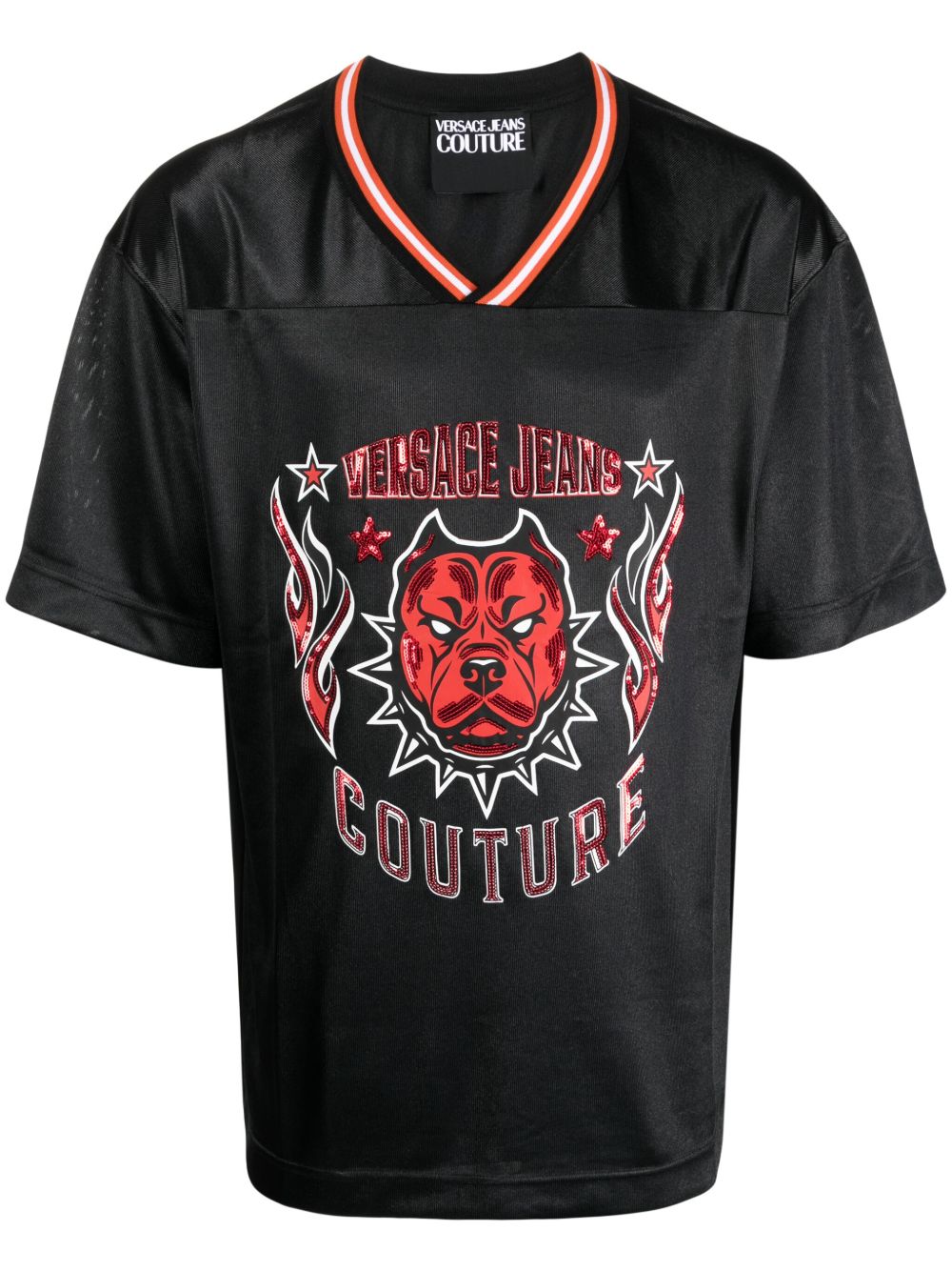 Basketball logo jersey T-shirt