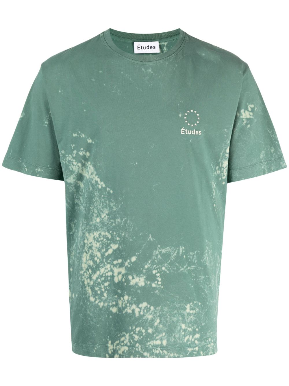 bleached-effect organic cotton T-shirt