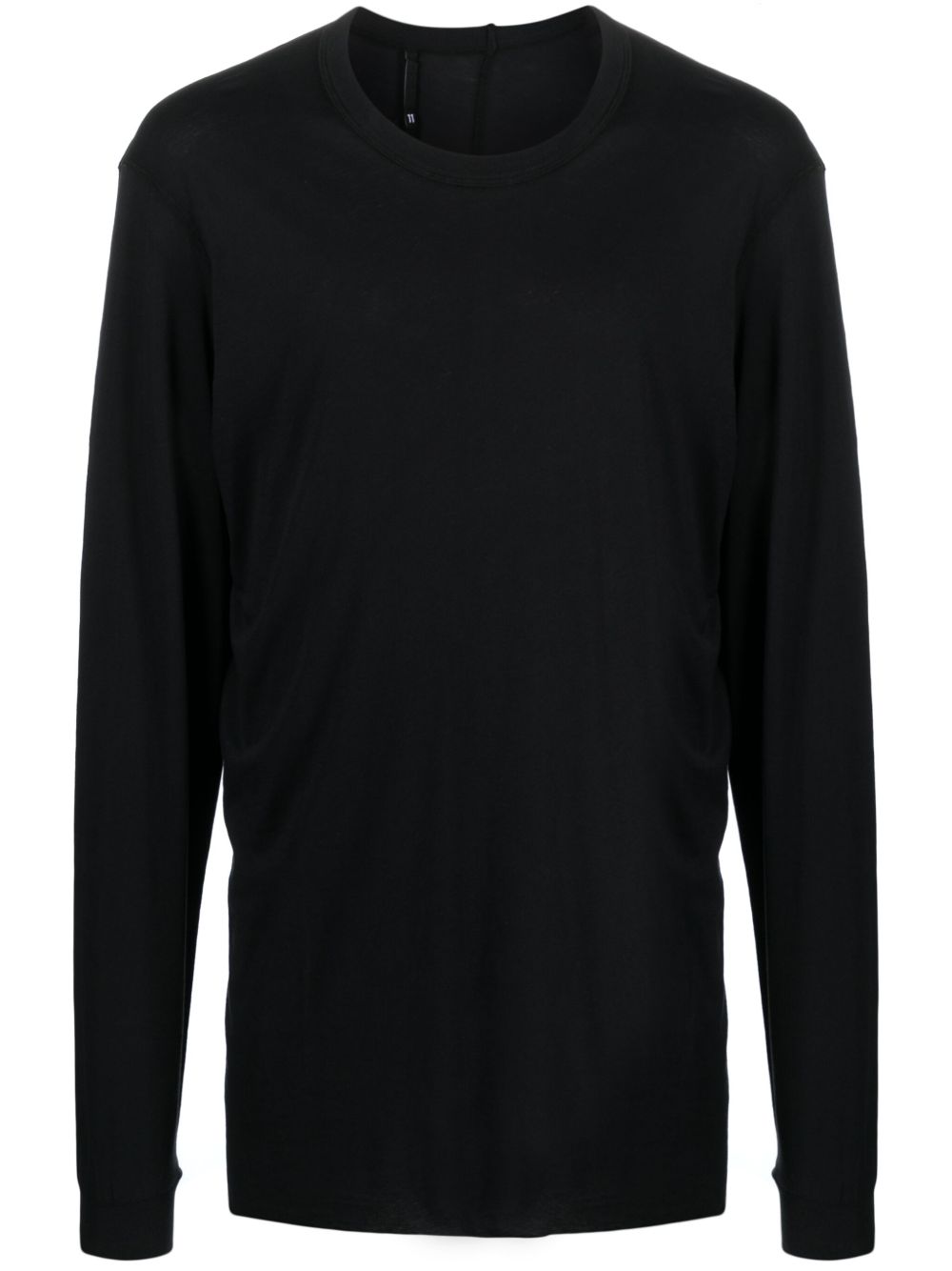 decorative-zip jersey T-shirt