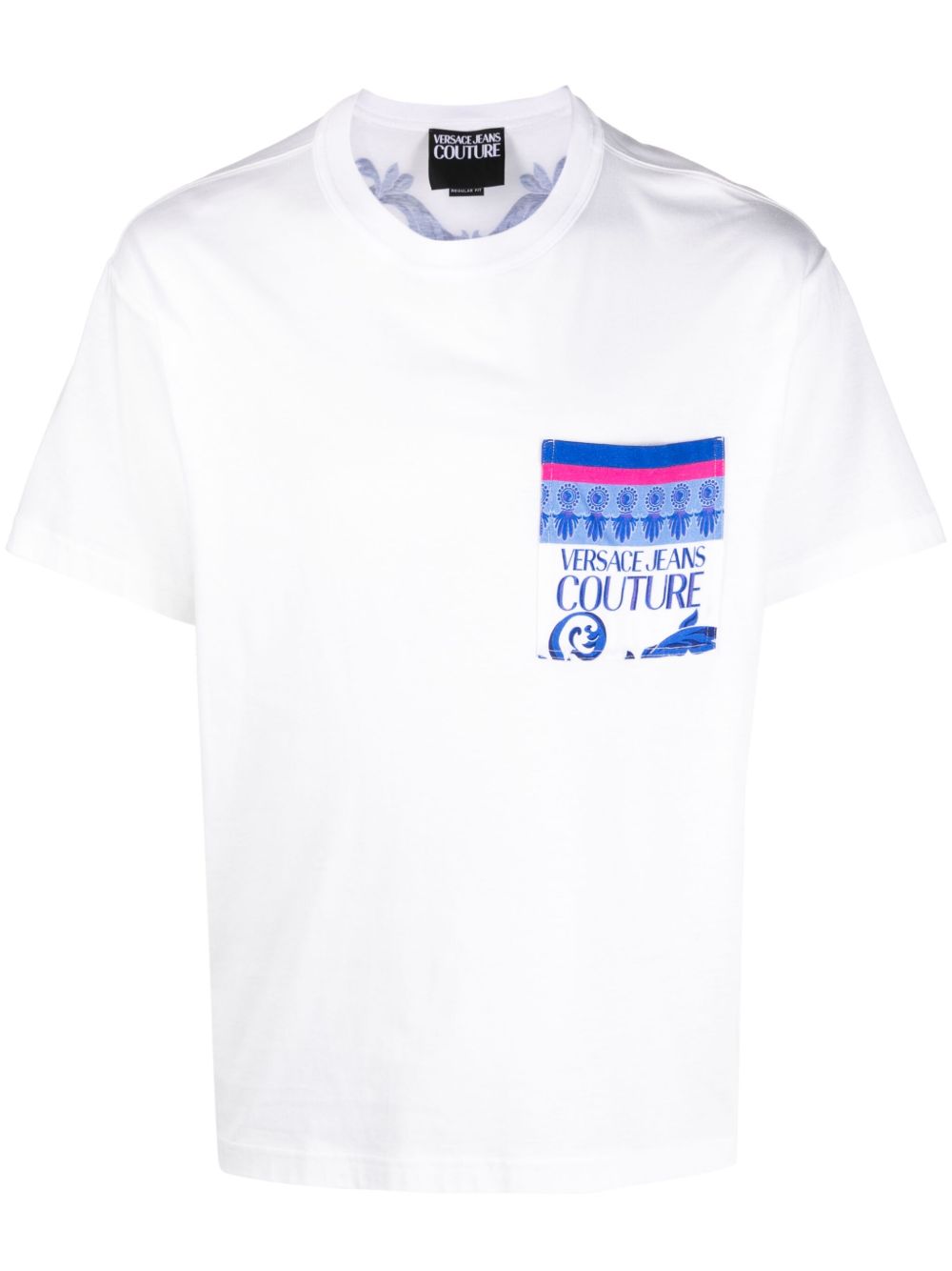 Barocco-print cotton T-shirt