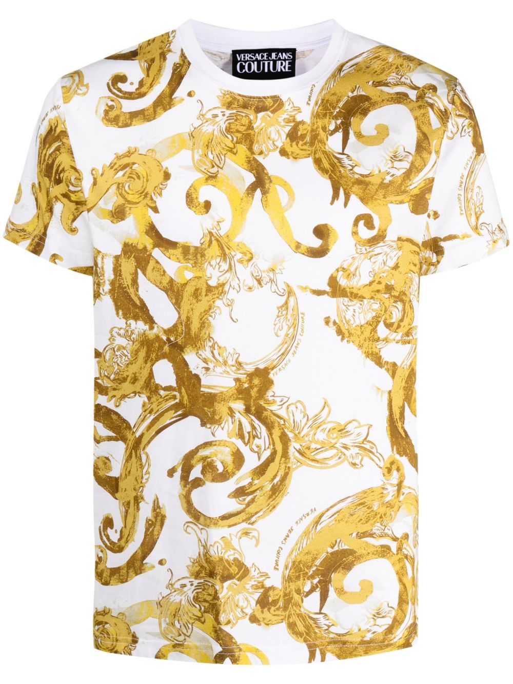 Baroque-print cotton T-shirt