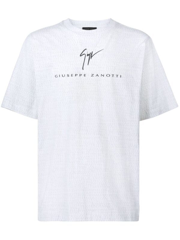 digital-print cotton T-shirt
