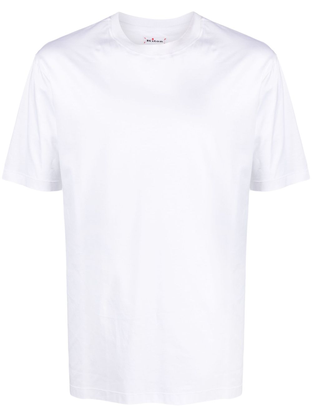 embroidered-detail cotton T-shirt