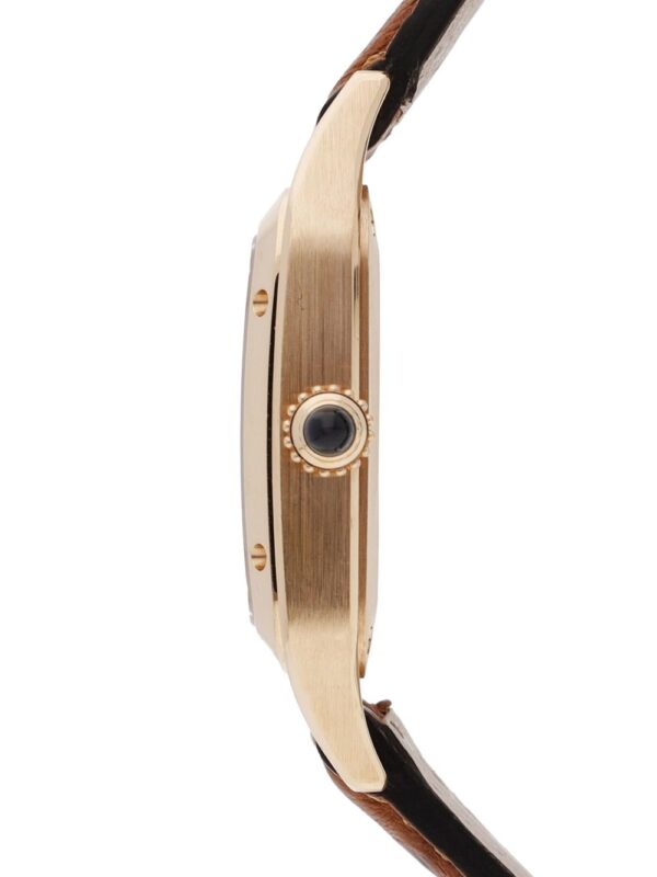 ⁦Cartier ساعة 'سانتوس دومون' كلاسيكية 38 ملم 2022⁩ - الصورة ⁦3⁩