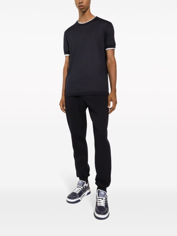 ⁦crew-neck silk T-shirt⁩ - الصورة ⁦3⁩