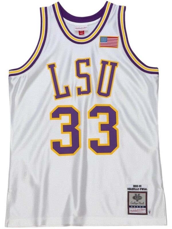 "LSU Tigers 1990 Shaquille O'Neal" NCAA jersey