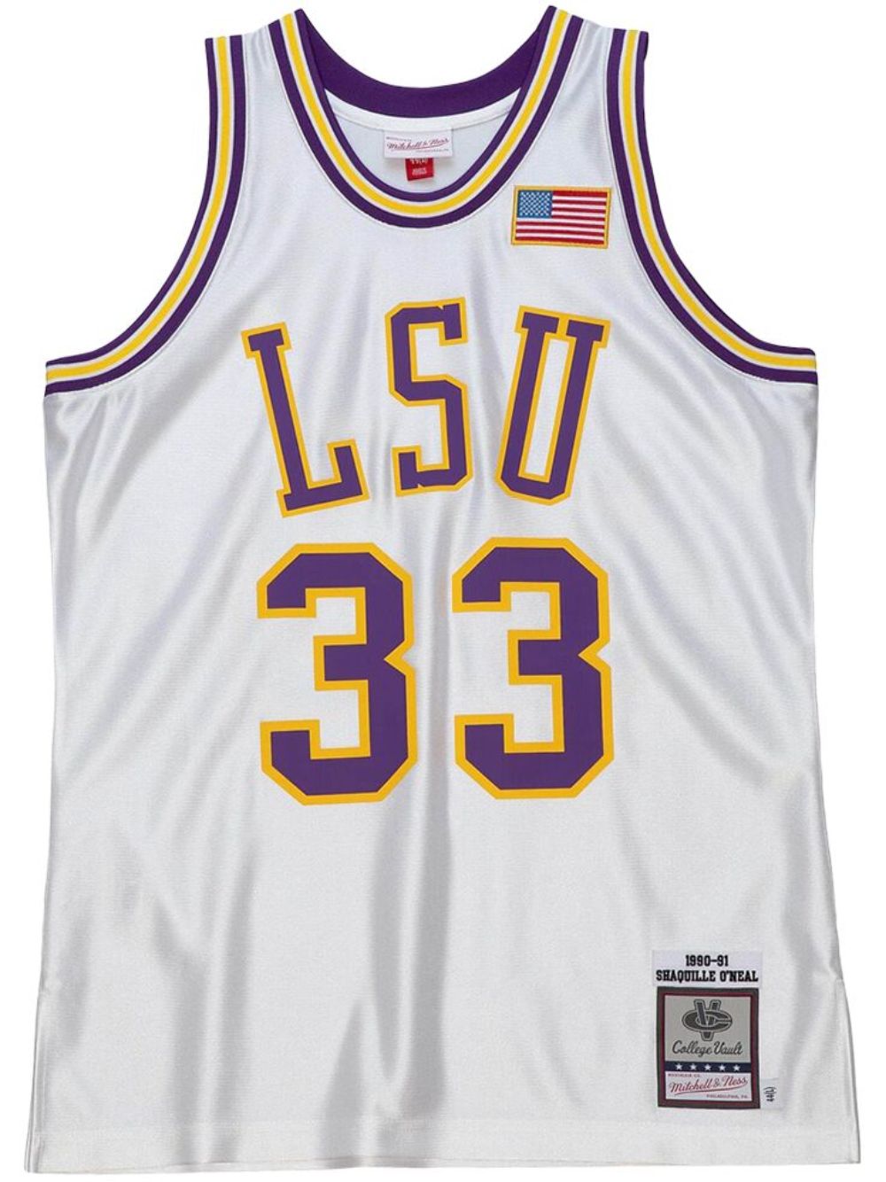 “LSU Tigers 1990 Shaquille O’Neal” NCAA jersey