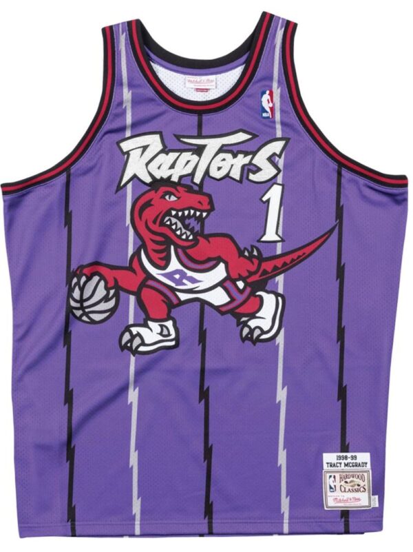 "NBA Toronto Raptors 98 Tracy Mcgrady" authentic road jersey