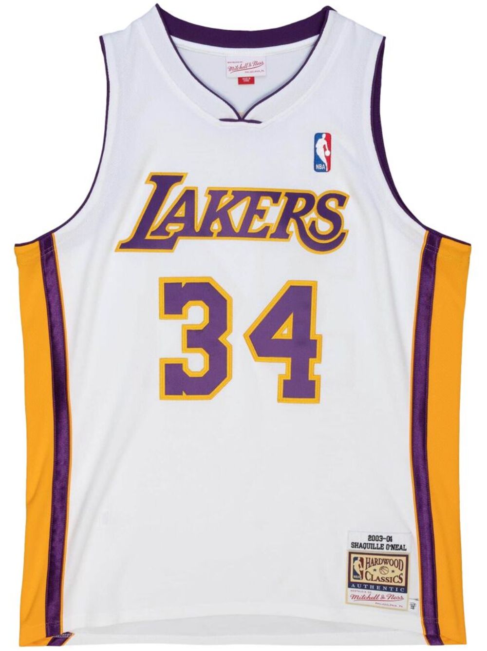 “NBA LA Lakers 03-04 Shaquille O’Neal” authentic jersey