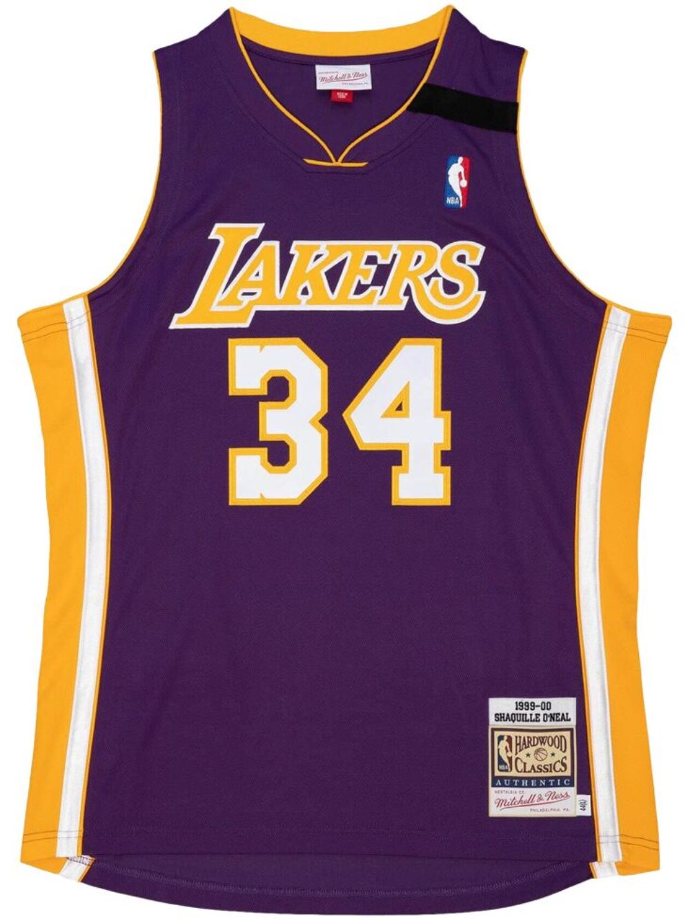 “NBA LA Lakers 1999 Shaquille O’Neal” authentic jersey