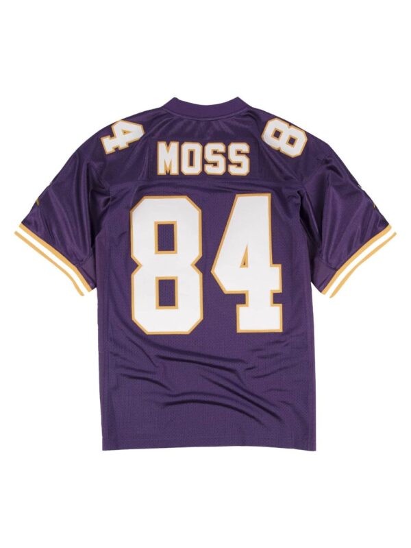 ⁦"NFL Minnesota Vikings 98 Randy Moss" Authentic jersey T-shirt⁩ - الصورة ⁦2⁩