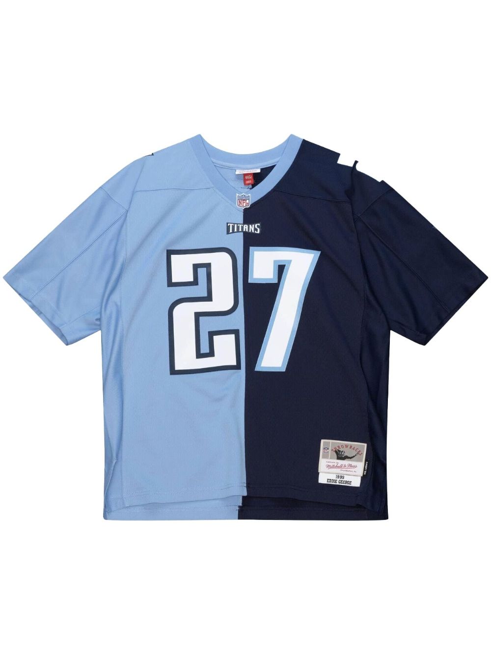 “NFL Tennessee Titans 1999 Eddie George” Split Legacy football jersey