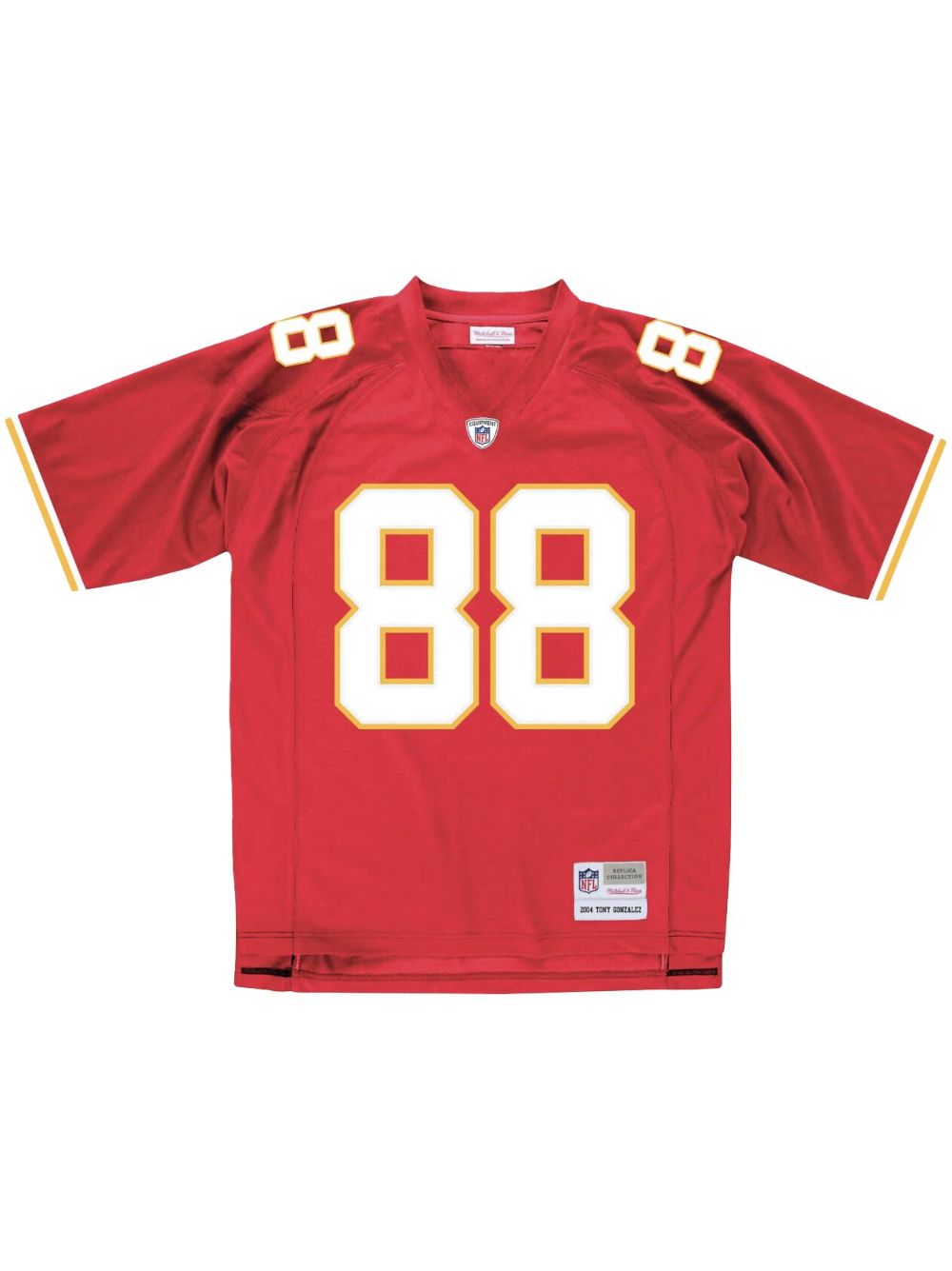 “NFL Kansas City Chiefs 2004 Tony Gonzalez” Legacy jersey T-shirt