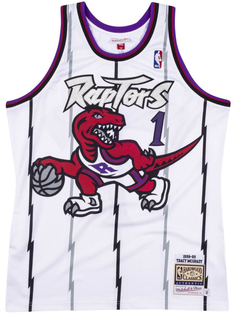 “NBA Toronto Raptors 98 Tracy Mcgrady” authentic jersey