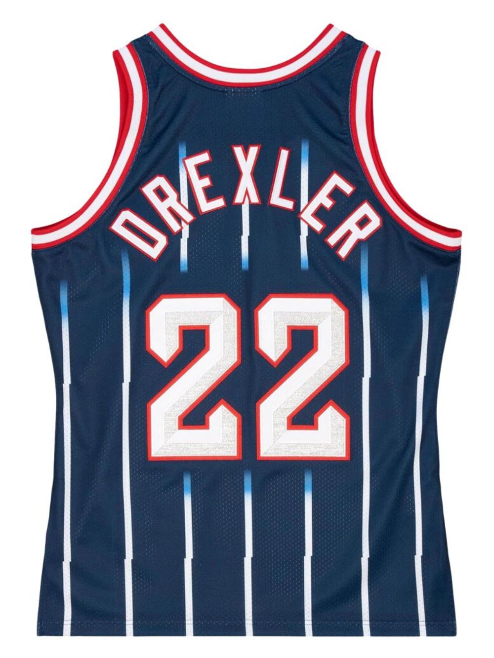 “NBA Houston Rockets 96 Clyde Drexler” authentic road jersey