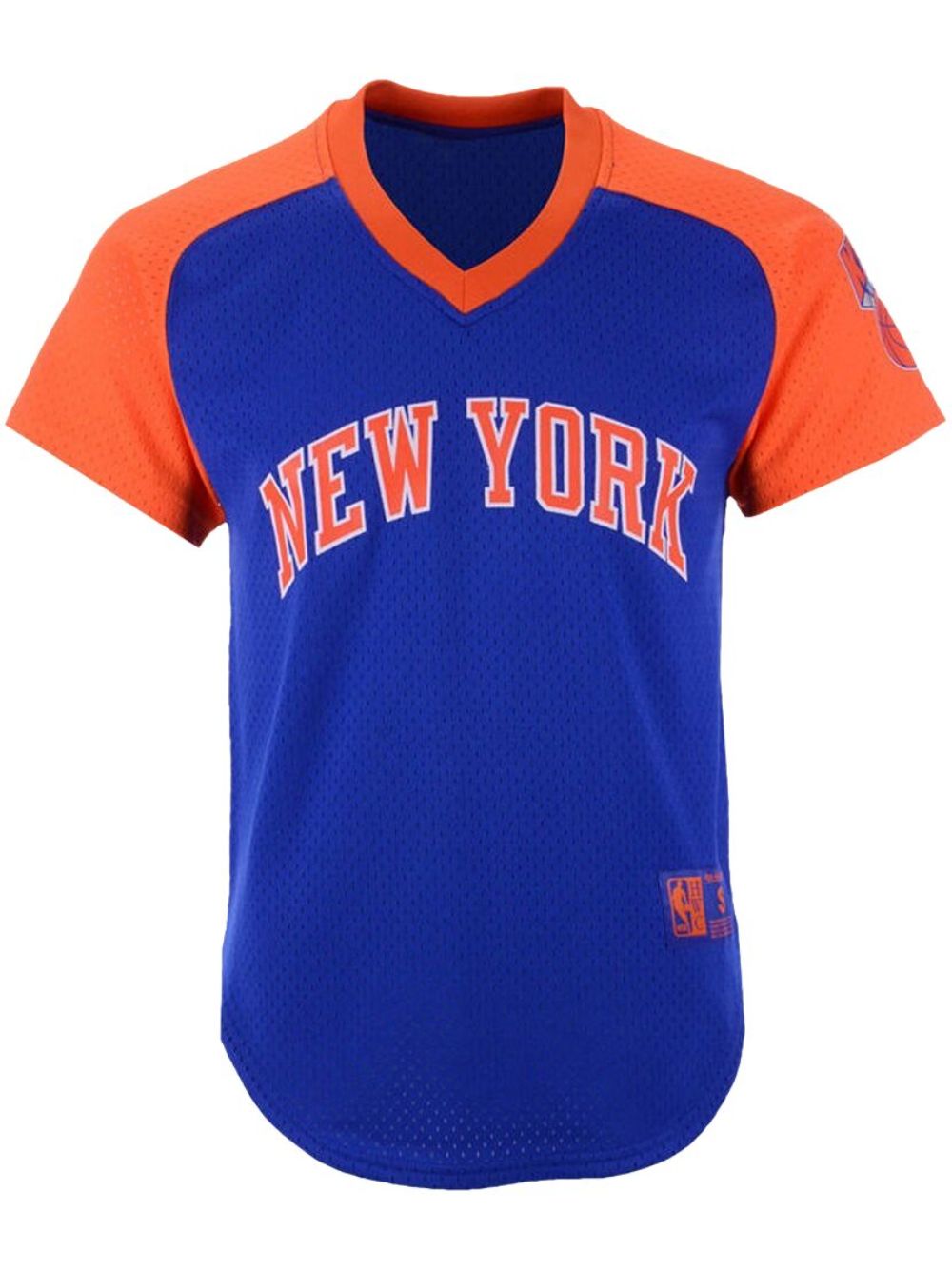Final Seconds mesh V-neck “NBA Knicks” T-shirt