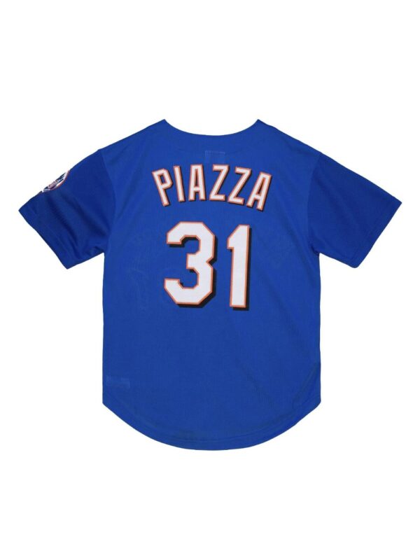 ⁦"MLB NY Mets 1999 Mike Piazza" authentic batting practice jersey⁩ - الصورة ⁦3⁩