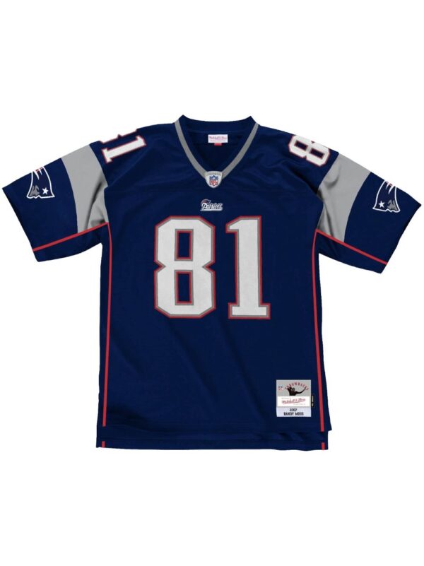 "NFL New England Patriots 07 Randy Moss" football jersey