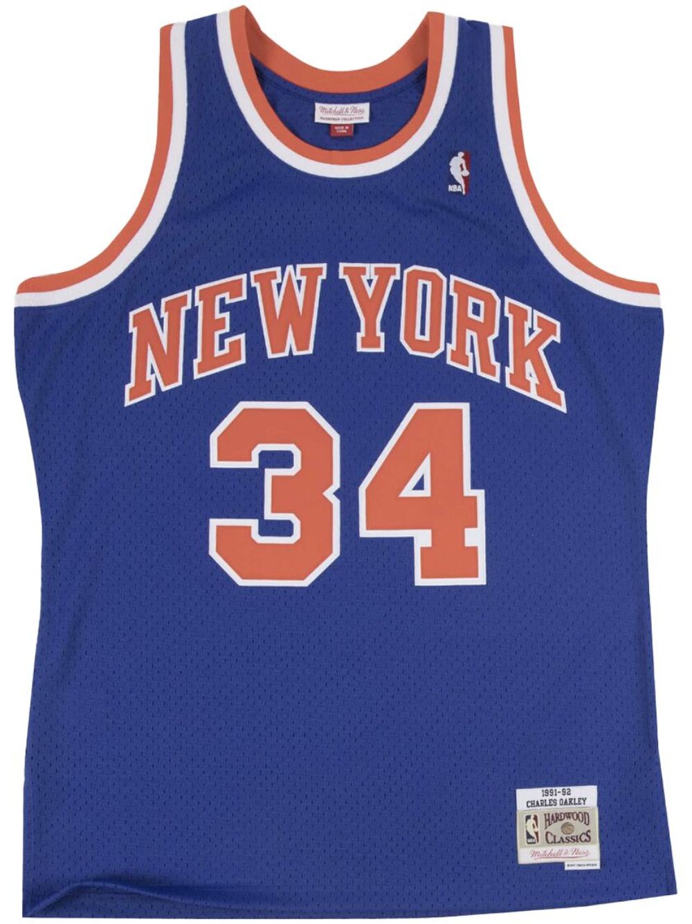 “NBA Knicks 91 Charles Oakley” basketball jersey