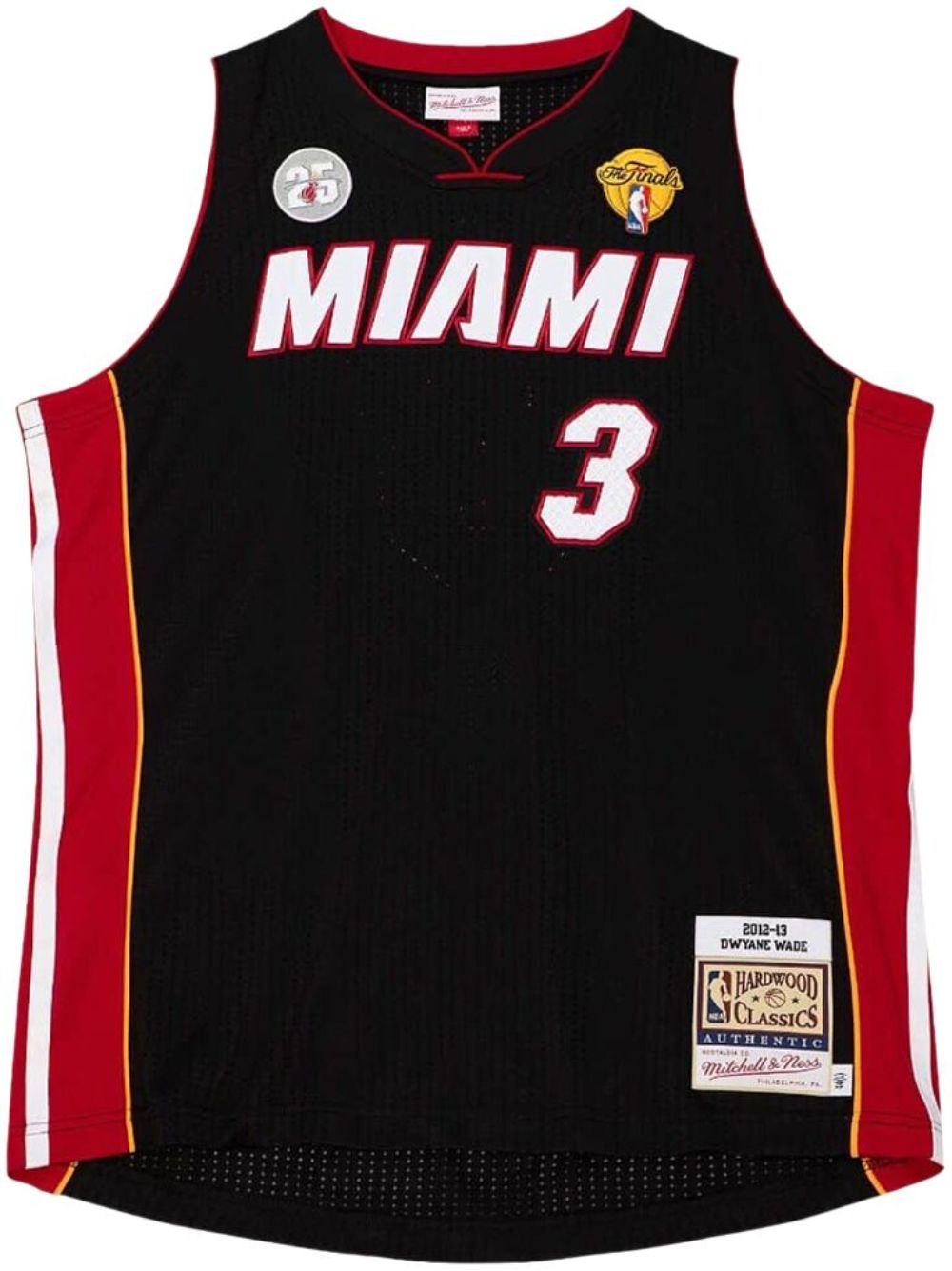 “NBA Miami Heat 2012 Dwyane Wade” road finals jersey