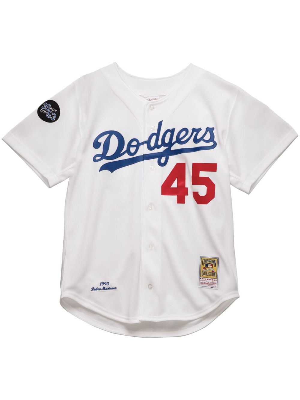 “MLB Los Angeles Dodgers 1993 Pedro Martinez” Authentic jersey T-shirt