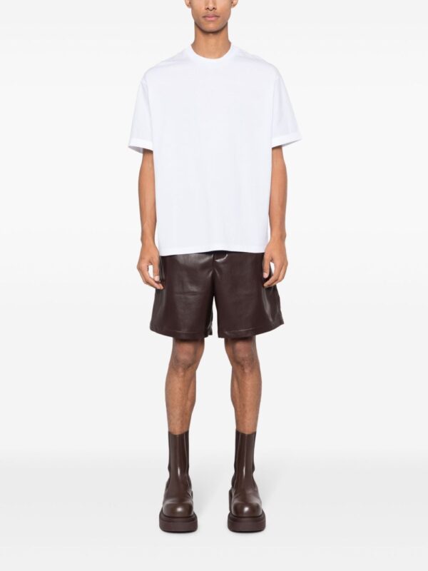 ⁦crew-neck cotton T-shirt⁩ - الصورة ⁦4⁩