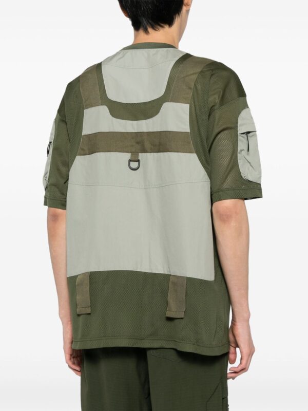 ⁦crew-neck panelled T-shirt⁩ - الصورة ⁦3⁩