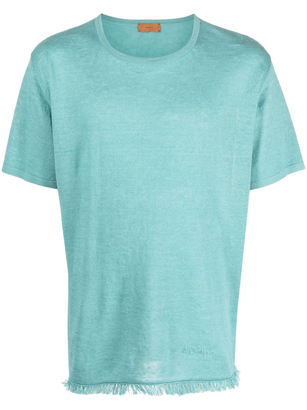 fine-knit linen T-shirt