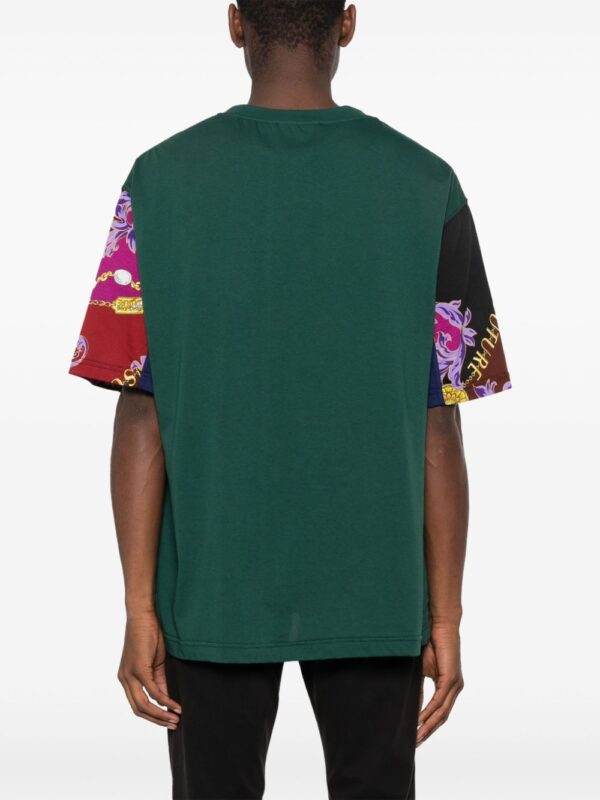 ⁦chain-print cotton T-shirt⁩ - الصورة ⁦2⁩