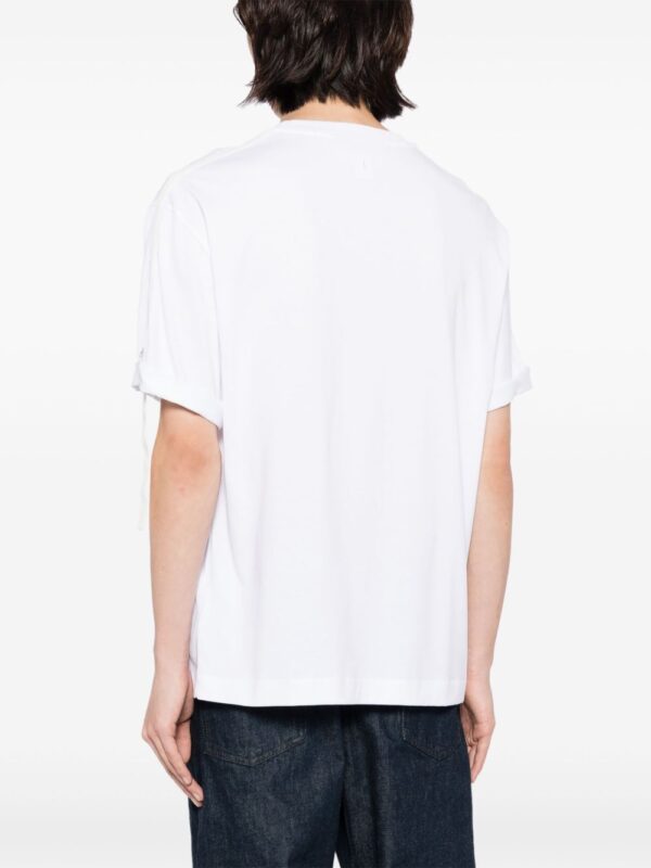⁦buckle-strap cotton T-shirt⁩ - الصورة ⁦2⁩