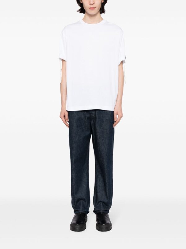 ⁦buckle-strap cotton T-shirt⁩ - الصورة ⁦4⁩
