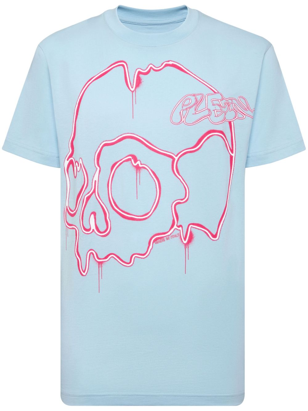 Dripping Skull graphic-print T-shirt