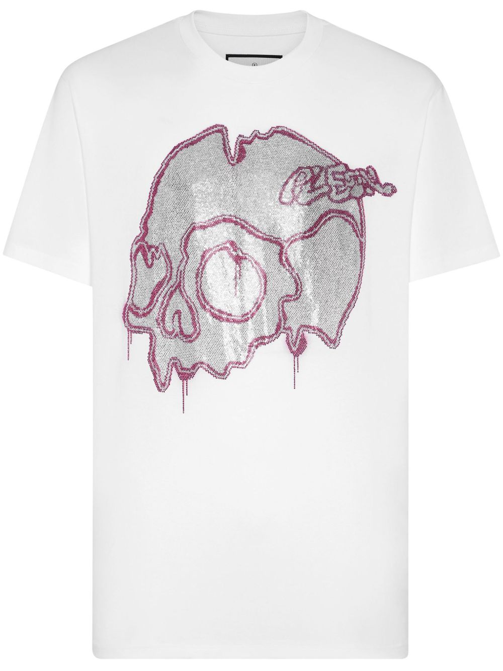 Dripping Skull cotton T-shirt