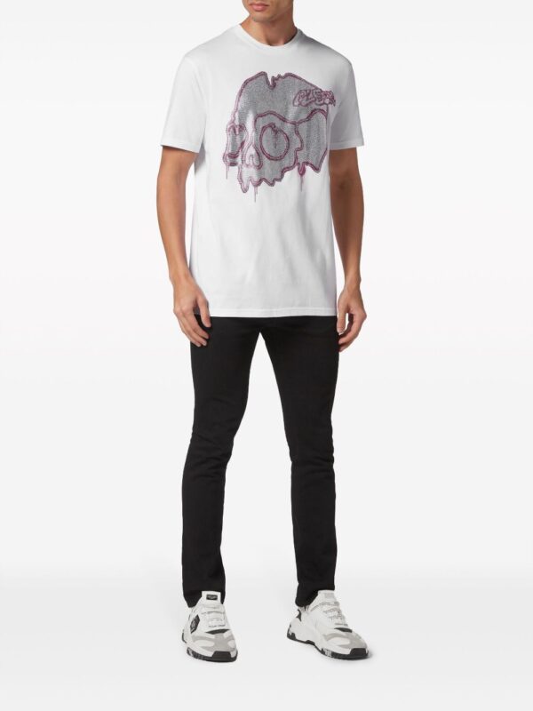 ⁦Dripping Skull cotton T-shirt⁩ - الصورة ⁦4⁩