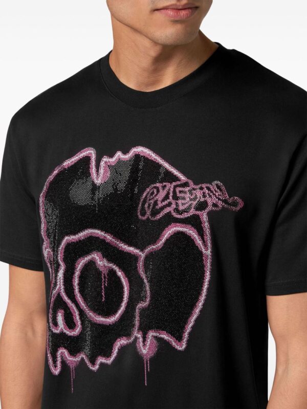 ⁦Dripping Skull cotton T-shirt⁩ - الصورة ⁦2⁩