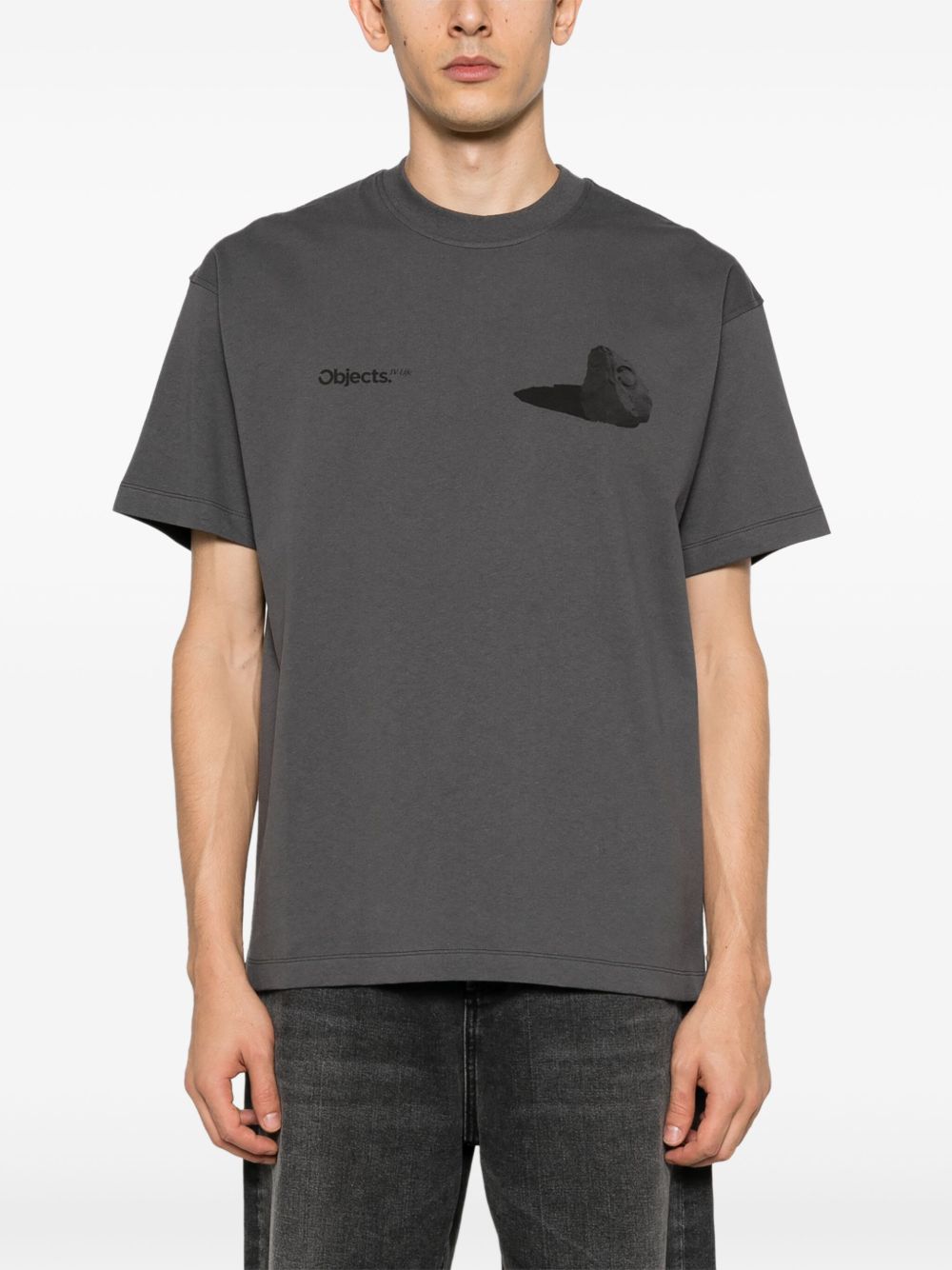 Boulder-print cotton T-shirt