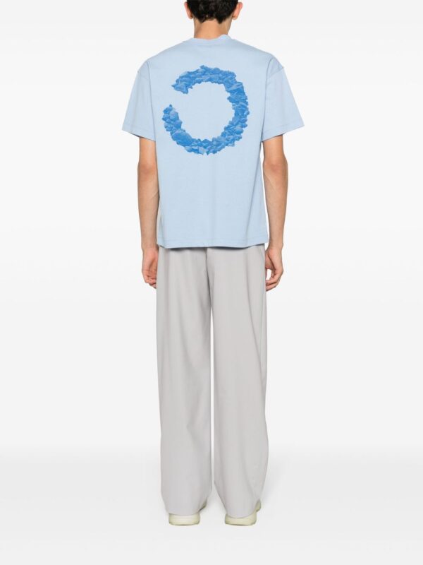 ⁦Boulder-print cotton T-shirt⁩ - الصورة ⁦4⁩