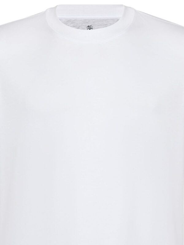 ⁦crew-neck jersey cotton T-shirt⁩ - الصورة ⁦2⁩