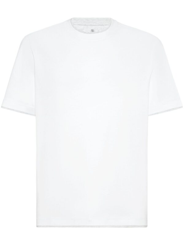 double-layer cotton T-shirt