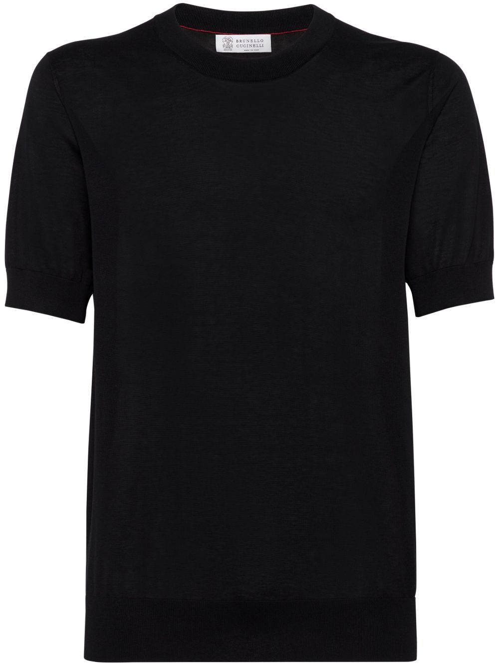 cotton-silk blend T-shirt