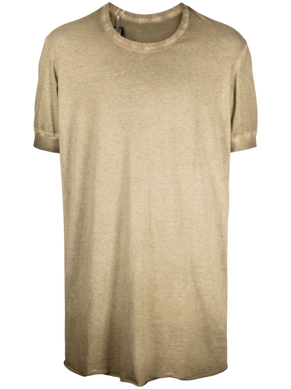 faded-effect cotton T-shirt
