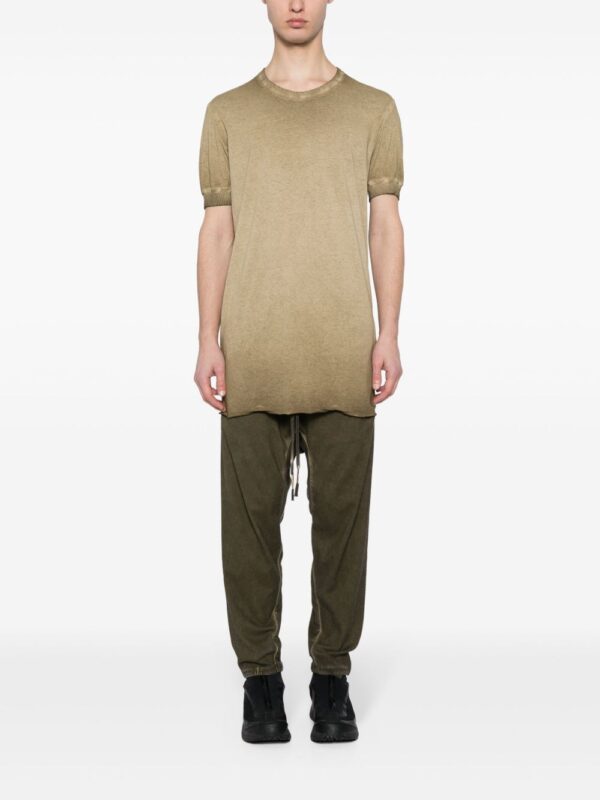 ⁦faded-effect cotton T-shirt⁩ - الصورة ⁦3⁩