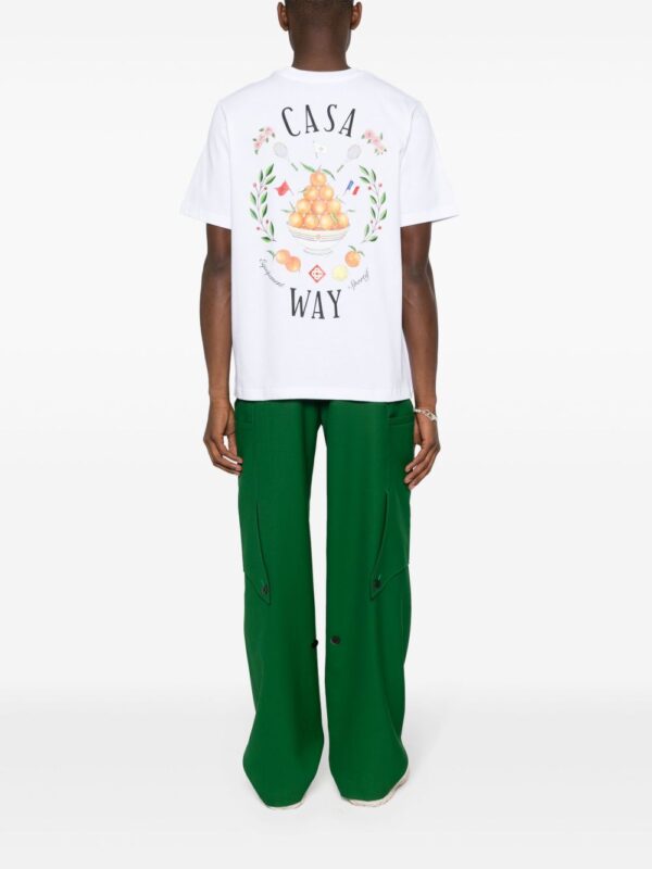 ⁦Casa Way graphic-print T-shirt⁩ - الصورة ⁦3⁩